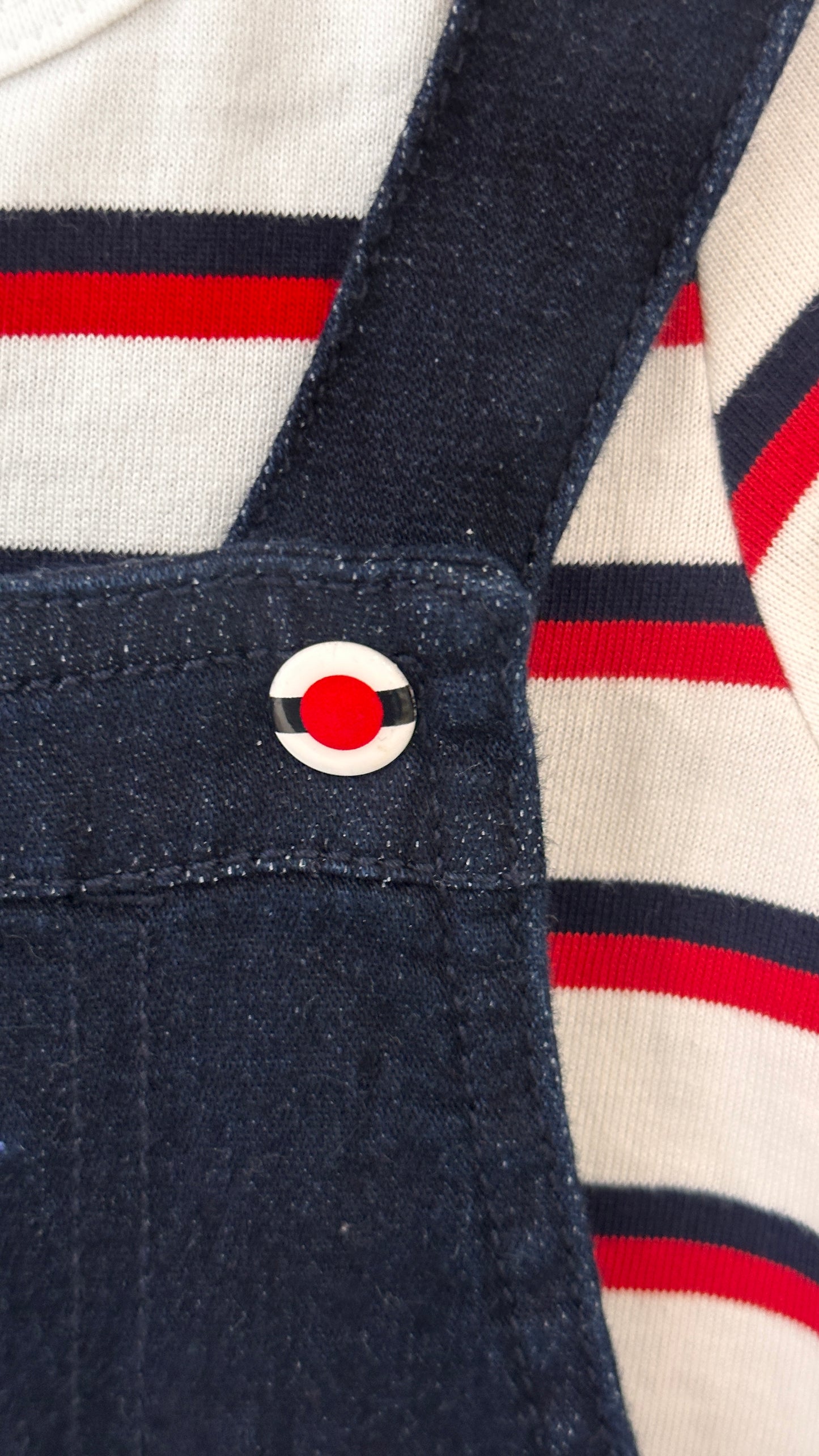 Salopette en denim avec t-shirt 'Avrou'