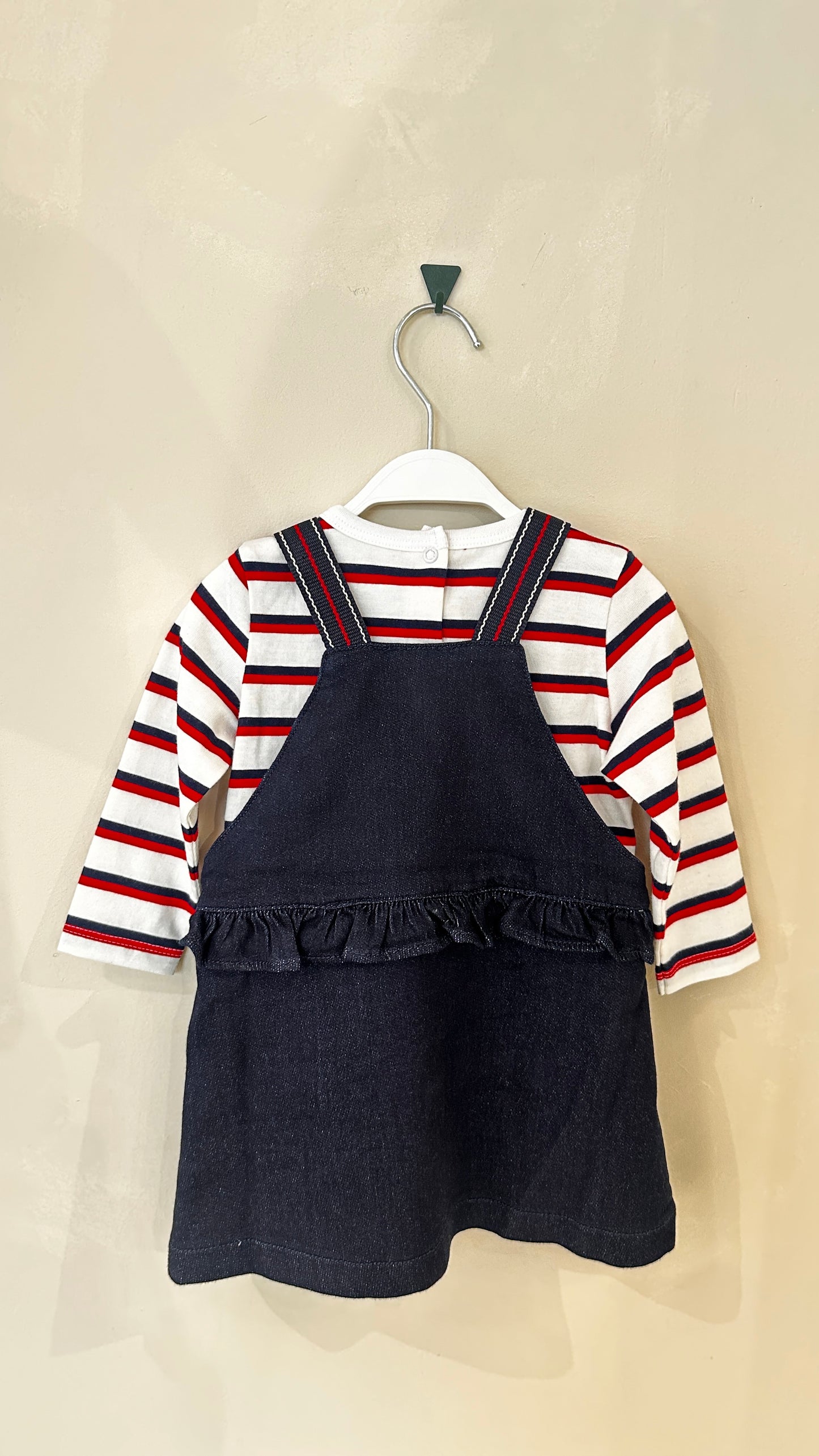 Robe salopette en denim avec t-shirt 'Octaz'