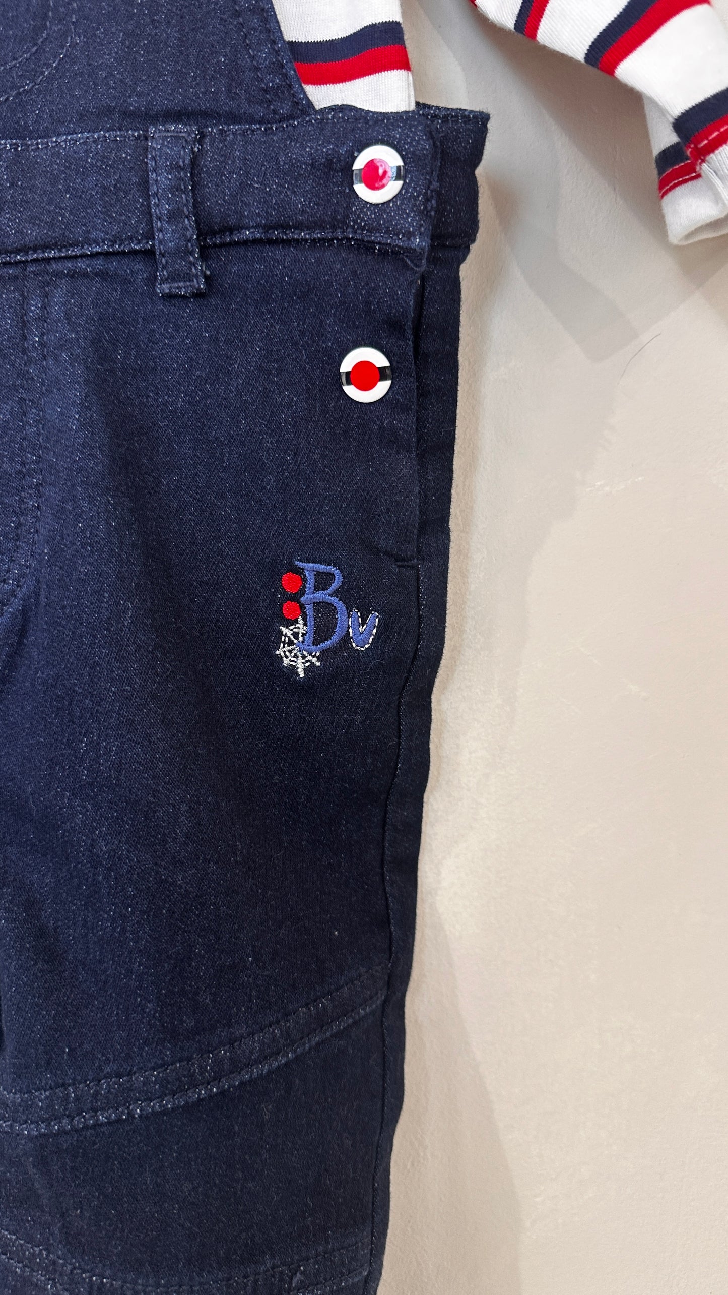 Salopette en denim avec t-shirt 'Avrou'