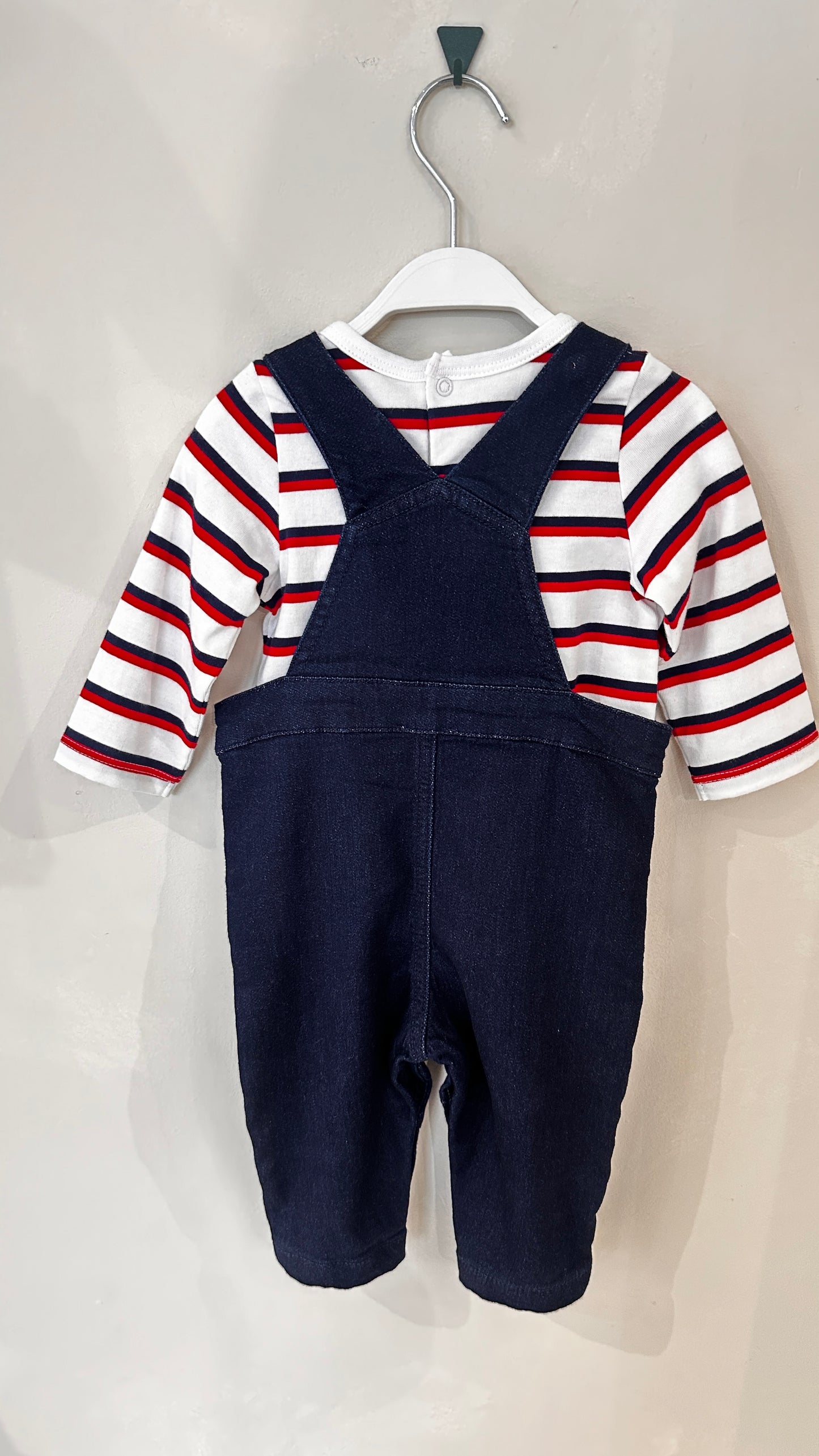 Salopette en denim avec t-shirt 'Avrou'